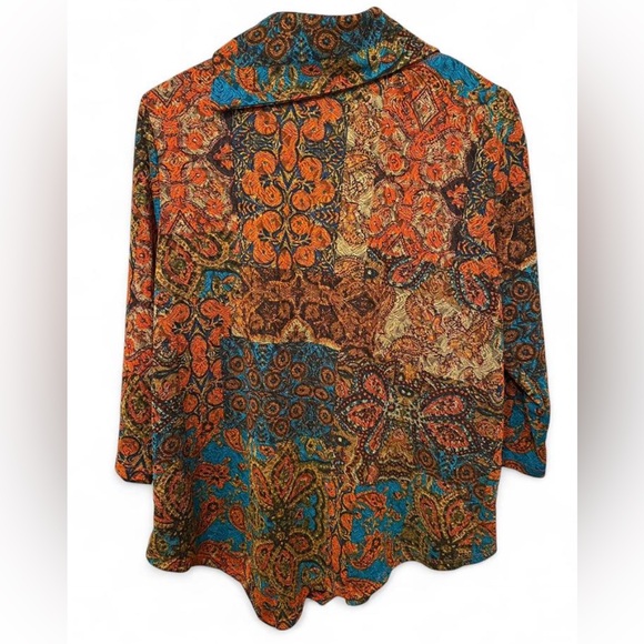 Ruby Rd Cowl Neck Blouse - Picture 2 of 5